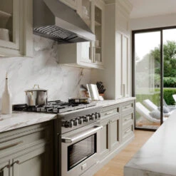 ZLINE 36 In. 5.2 Cu. Ft. Paramount Gas Range With 6 Burner Cooktop And Convection Gas Oven In Stainless Steel (SGR36)(Zline 36 Paramount Gas Range Stainless Steel Sgr36) -Zline Oven Shop 523 36 SGR 36 CWSETL ST 10 KSETT GS 15 Green White Stainless Steel Kitchen 6b161692 8bb6 4af9 8bbc 6cfb55f9f205