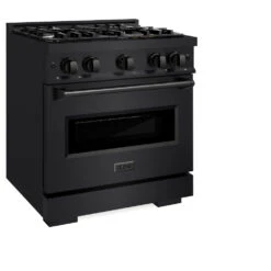 ZLINE 30 In. 4.2 Cu. Ft. Classic Dual Fuel Range With 4 Burner Gas Cooktop And Electric Convection Oven In Black Stainless Steel (CDRB-30)(Zline 30 Classic Dual Fuel Range Black Stainless Steel Cdrb 30) 13 ZLINE 30 In. 4.2 Cu. Ft. Classic Dual Fuel Range With 4 Burner Gas Cooktop And Electric Convection Oven In Black Stainless Steel (CDRB-30)(Zline 30 Classic Dual Fuel Range Black Stainless Steel Cdrb 30) -Zline Oven Shop zline classic black stainless steel dual fuel range CDRB 30 main