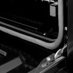 ZLINE 36 In. 5.2 Cu. Ft. Classic Dual Fuel Range With 6 Burner Gas Cooktop And Electric Convection Oven In Black Stainless Steel (CDRB-36)(Zline 36 Classic Dual Fuel Range Black Stainless Steel Cdrb 36) -Zline Oven Shop zline classic black stainless steel dual fuel range CDRB 36 stay put detail