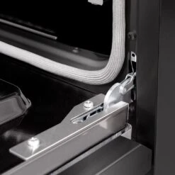 ZLINE Autograph Edition 36 In. 5.2 Cu. Ft. Classic Dual Fuel Range With 6 Burner Gas Cooktop And Electric Convection Oven In Black Stainless Steel With Champagne Bronze Accents (CDRBZ-36-CB)(Zline Autograph Edition 36 Classic Dual Fuel Range Black Stainless Steel Champagne Bronze Cdrbz 36 Cb) -Zline Oven Shop zline classic black stainless steel dual fuel range CDRBZ 36 CB stayput detail