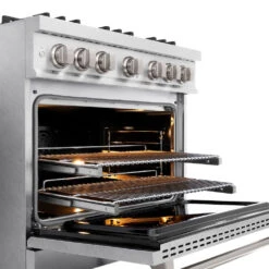 ZLINE 36 In. 5.2 Cu. Ft. Classic Dual Fuel Range With 6 Burner Gas Cooktop And Electric Convection Oven In Satin Stainless Steel (CDRS-36)(Zline 36 Classic Dual Fuel Range Satin Stainless Steel Cdrs 36) 25 ZLINE 36 In. 5.2 Cu. Ft. Classic Dual Fuel Range With 6 Burner Gas Cooktop And Electric Convection Oven In Satin Stainless Steel (CDRS-36)(Zline 36 Classic Dual Fuel Range Satin Stainless Steel Cdrs 36) -Zline Oven Shop zline classic satin stainless steel dual fuel range CDRS 36 rack detail