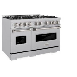 ZLINE 48 In. 6.7 Cu. Ft. Classic Double Oven Dual Fuel Range With 8 Burner Gas Cooktop In Satin Stainless Steel (CDRS-48)(Zline 48 Classic Dual Fuel Range Satin Stainless Steel Cdrs 48) 16 ZLINE 48 In. 6.7 Cu. Ft. Classic Double Oven Dual Fuel Range With 8 Burner Gas Cooktop In Satin Stainless Steel (CDRS-48)(Zline 48 Classic Dual Fuel Range Satin Stainless Steel Cdrs 48) -Zline Oven Shop zline classic satin stainless steel dual fuel range CDRS 48 main