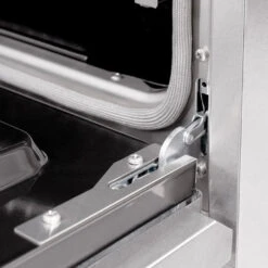 ZLINE 48 In. 6.7 Cu. Ft. Classic Double Oven Gas Range In Satin Stainless Steel With 8 Brass Burners (CGRS-BR-48)(Zline 48 Classic Gas Range Satin Stainless Steel Brass Burners Cgrs Br 48) -Zline Oven Shop zline classic satin stainless steel gas range brass burners CGRS BR 48 stayput detail