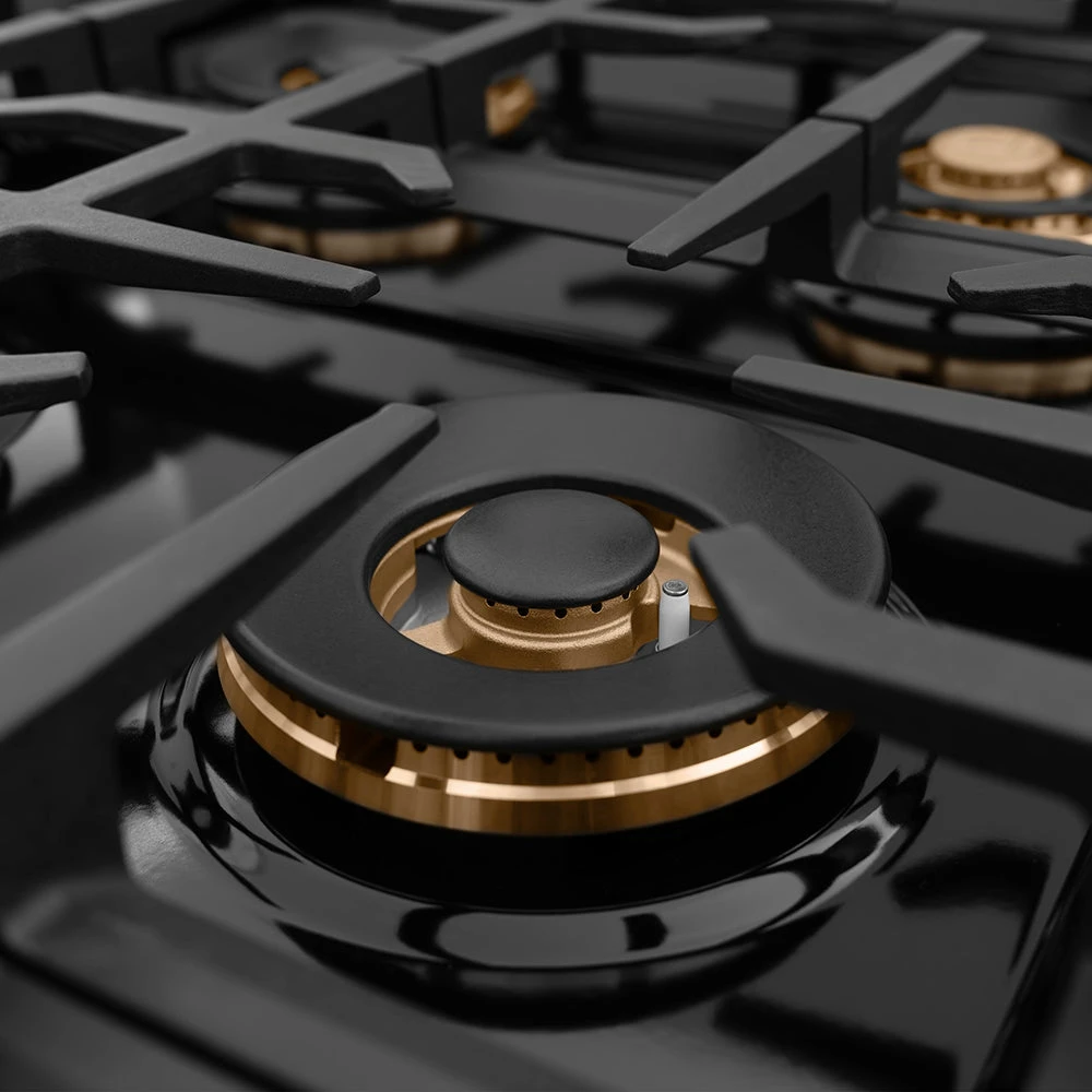 ZLINE Autograph Edition 36 In. Classic Gas Rangetop With 6 Burner DuoPro™ Cooktop In Satin Stainless Steel And Champagne Bronze Accents (PCRTSZ-36-CB)(Zline Autograph Edition 36 Classic Gas Rangetop Duopro Satin Stainless Steel Champagne Bronze Pcrtsz 36 Cb) 3 ZLINE Autograph Edition 36 In. Classic Gas Rangetop With 6 Burner DuoPro™ Cooktop In Satin Stainless Steel And Champagne Bronze Accents (PCRTSZ-36-CB)(Zline Autograph Edition 36 Classic Gas Rangetop Duopro Satin Stainless Steel Champagne Bronze Pcrtsz 36 Cb) - Image 3