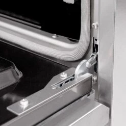 ZLINE 30 In. 4.2 Cu. Ft. Classic Dual Fuel Range With Gas Cooktop And Electric Convection Oven In Stainless Steel With 4 Brass Burners (CDR-BR-30)(Zline 30 Classic Dual Fuel Range Stainless Steel Brass Burners Cdr Br 30) -Zline Oven Shop zline classic stainless dual fuel range CDR BR 30 stayput detail