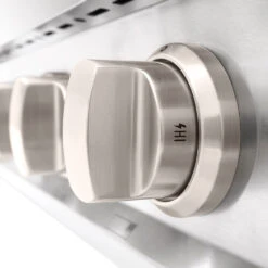 ZLINE 48 In. Classic Gas Rangetop With 8 Burner DuoPro™ Cooktop In Stainless Steel (PCRT48)(Zline 48 Classic Gas Rangetop Duopro Stainless Steel Pcrt48) -Zline Oven Shop zline classic stainless steel gas range top duopro cooktop PCRT48 detail knobs