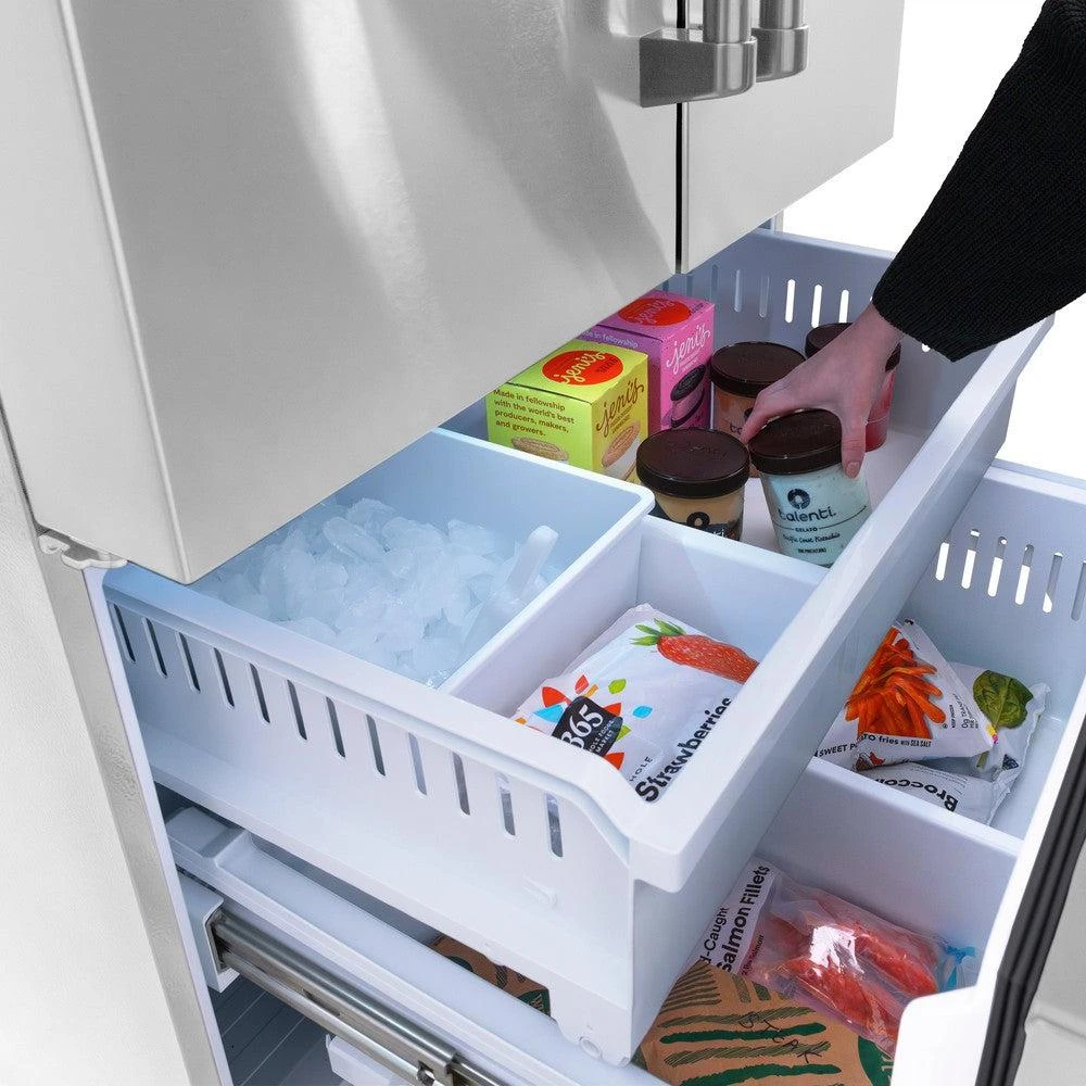 ZLINE 36 In. 28.9 Cu. Ft. Standard-Depth French Door External Water Dispenser Refrigerator With Dual Ice Maker In Fingerprint-Resistant Stainless Steel (RSM-W-36)(Zline 36 Standard Depth Refrigerator Stainless Steel Rsm W 36) 15 ZLINE 36 In. 28.9 Cu. Ft. Standard-Depth French Door External Water Dispenser Refrigerator With Dual Ice Maker In Fingerprint-Resistant Stainless Steel (RSM-W-36)(Zline 36 Standard Depth Refrigerator Stainless Steel Rsm W 36) - Image 15