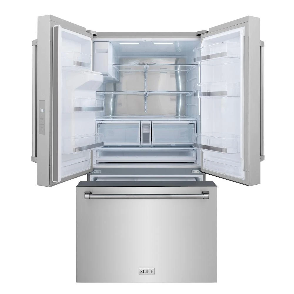 ZLINE 36 In. 28.9 Cu. Ft. Standard-Depth French Door External Water Dispenser Refrigerator With Dual Ice Maker In Fingerprint-Resistant Stainless Steel (RSM-W-36)(Zline 36 Standard Depth Refrigerator Stainless Steel Rsm W 36) 6 ZLINE 36 In. 28.9 Cu. Ft. Standard-Depth French Door External Water Dispenser Refrigerator With Dual Ice Maker In Fingerprint-Resistant Stainless Steel (RSM-W-36)(Zline 36 Standard Depth Refrigerator Stainless Steel Rsm W 36) - Image 6