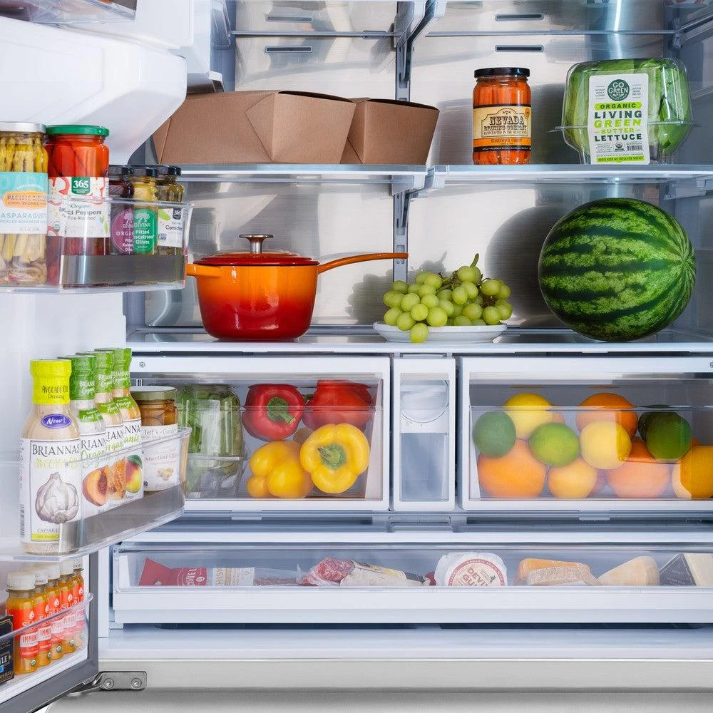 ZLINE 36 In. 28.9 Cu. Ft. Standard-Depth French Door External Water Dispenser Refrigerator With Dual Ice Maker In Fingerprint-Resistant Stainless Steel (RSM-W-36)(Zline 36 Standard Depth Refrigerator Stainless Steel Rsm W 36) 14 ZLINE 36 In. 28.9 Cu. Ft. Standard-Depth French Door External Water Dispenser Refrigerator With Dual Ice Maker In Fingerprint-Resistant Stainless Steel (RSM-W-36)(Zline 36 Standard Depth Refrigerator Stainless Steel Rsm W 36) - Image 14