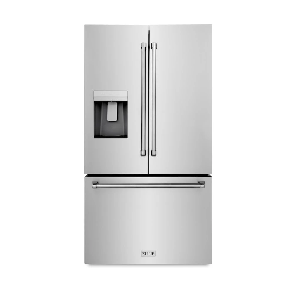 ZLINE 36 In. 28.9 Cu. Ft. Standard-Depth French Door External Water Dispenser Refrigerator With Dual Ice Maker In Fingerprint-Resistant Stainless Steel (RSM-W-36)(Zline 36 Standard Depth Refrigerator Stainless Steel Rsm W 36) 1 ZLINE 36 In. 28.9 Cu. Ft. Standard-Depth French Door External Water Dispenser Refrigerator With Dual Ice Maker In Fingerprint-Resistant Stainless Steel (RSM-W-36)(Zline 36 Standard Depth Refrigerator Stainless Steel Rsm W 36)