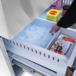 ZLINE 36 In. 28.9 Cu. Ft. Standard-Depth French Door External Water Dispenser Refrigerator With Dual Ice Maker In Fingerprint-Resistant Stainless Steel (RSM-W-36)(Zline 36 Standard Depth Refrigerator Stainless Steel Rsm W 36) 33 ZLINE 36 In. 28.9 Cu. Ft. Standard-Depth French Door External Water Dispenser Refrigerator With Dual Ice Maker In Fingerprint-Resistant Stainless Steel (RSM-W-36)(Zline 36 Standard Depth Refrigerator Stainless Steel Rsm W 36) -Zline Oven Shop zline french door stainless steel standard depth refrigerator RSM W 36 ice maker detail