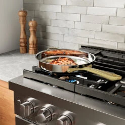 ZLINE 36 In. 5.2 Cu. Ft. Paramount Dual Fuel Range With 6 Burner DuoPro™ Cooktop And Electric Convection Oven In Stainless Steel (PSDR36)(Zline 36 Paramount Dual Fuel Range Duopro Stainless Steel Psdr36) 34 ZLINE 36 In. 5.2 Cu. Ft. Paramount Dual Fuel Range With 6 Burner DuoPro™ Cooktop And Electric Convection Oven In Stainless Steel (PSDR36)(Zline 36 Paramount Dual Fuel Range Duopro Stainless Steel Psdr36) -Zline Oven Shop zline lifestyle PSDR 36 CWSETTL ST 10 wood gray kitchen food