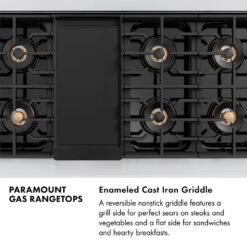 ZLINE 48 In. Paramount Gas Rangetop With 8 Burner DuoPro™ Cooktop In Black Stainless Steel (PSRTB-48)(Zline 48 Paramount Gas Rangetop Duopro Black Stainless Steel Psrtb 48) 25 ZLINE 48 In. Paramount Gas Rangetop With 8 Burner DuoPro™ Cooktop In Black Stainless Steel (PSRTB-48)(Zline 48 Paramount Gas Rangetop Duopro Black Stainless Steel Psrtb 48) -Zline Oven Shop zline paramount 48 inch gas rangetop duopro cooktop infographic griddle 21453e25 8358 4260 8b76 bbbfe1a4e181