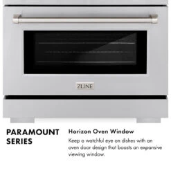 ZLINE 30 In. 4.2 Cu. Ft. Paramount Dual Fuel Range With 4 Burner Gas Cooktop And Electric Convection Oven In Stainless Steel (SDR30)(Zline 30 Paramount Dual Fuel Range Stainless Steel Sdr30) 37 ZLINE 30 In. 4.2 Cu. Ft. Paramount Dual Fuel Range With 4 Burner Gas Cooktop And Electric Convection Oven In Stainless Steel (SDR30)(Zline 30 Paramount Dual Fuel Range Stainless Steel Sdr30) -Zline Oven Shop zline paramount range infographic horizon window f014cbe0 abe7 4af2 91e5 cdde7caf8449