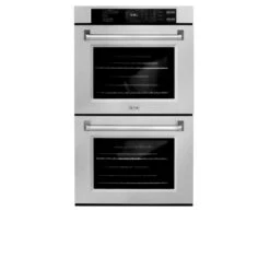 ZLINE 30 In. Professional True Convection Double Wall Oven With Air Fry And Self Clean In Satin Stainless Steel (WADS-30)(Zline 30 Double Wall Oven Satin Stainless Steel Wads 30) -Zline Oven Shop zline professional satin stainless steel wall oven WADS 30 front