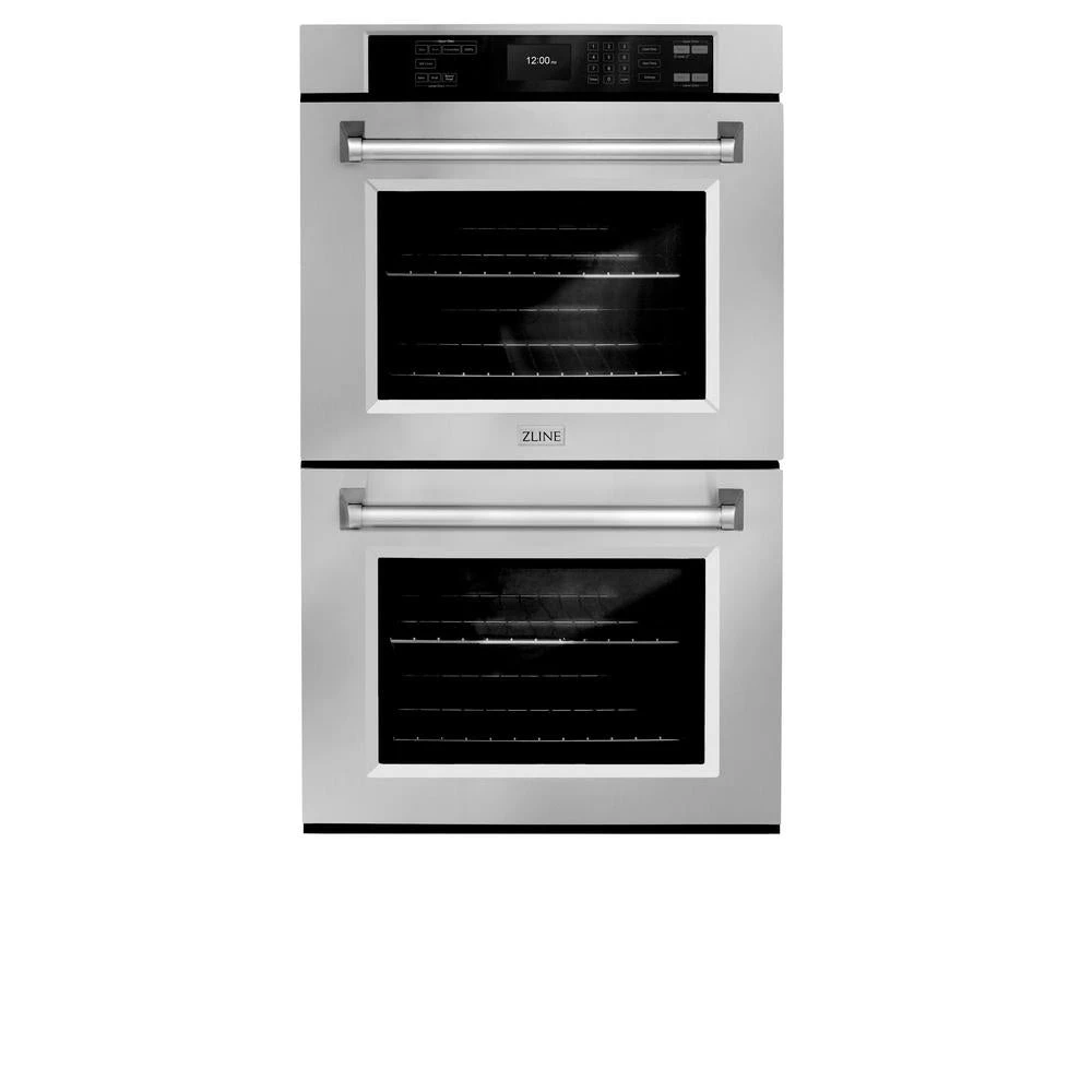 ZLINE 30 In. Professional True Convection Double Wall Oven With Air Fry And Self Clean In Stainless Steel (WAD-30)(Zline 30 Double Wall Oven Stainless Steel Wad 30) 4 ZLINE 30 In. Professional True Convection Double Wall Oven With Air Fry And Self Clean In Stainless Steel (WAD-30)(Zline 30 Double Wall Oven Stainless Steel Wad 30) - Image 4